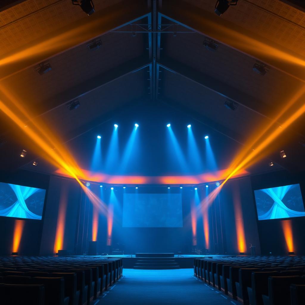 Church production booth